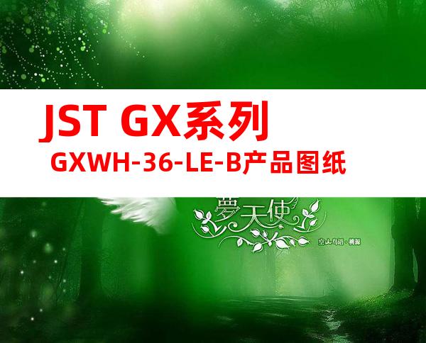 JST GX系列 GXWH-36-LE-B产品图纸